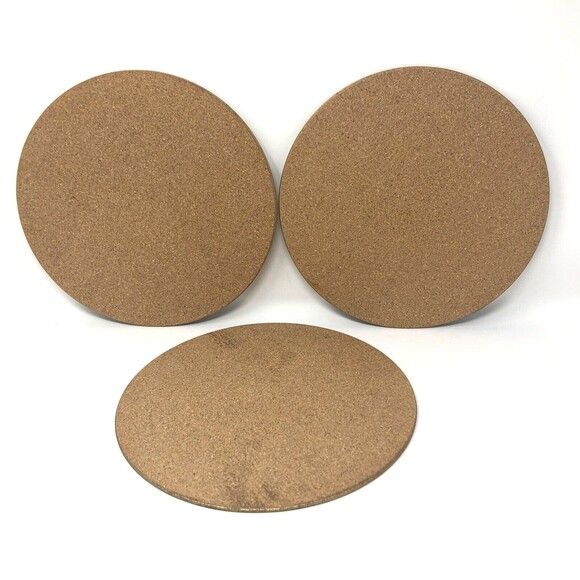 VTG Clover Leaf Wild Bird Cork Trivet Hot Pad  King Fisher Golden Finch Set Of 3 - Picture 11 of 12